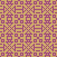 a pattern with squares purple and yellow vector