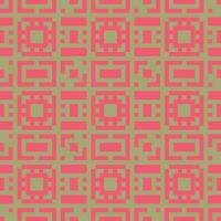a pink and green geometric pattern vector