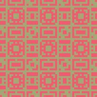 a pink and green geometric pattern vector