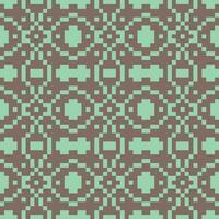 pixel pattern green and brown vector