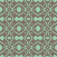 pixel pattern green and brown vector