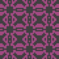 a pixel style pattern in purple and black vector