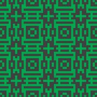 a green and black geometric pattern vector