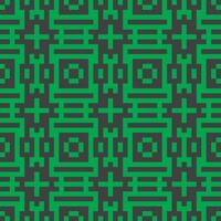 a green and black geometric pattern vector