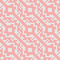 a pink and white pixel pattern vector