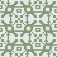 a green and white pattern with squares vector
