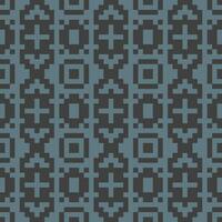 a pixelated pattern with squares and crosses vector