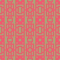 a pink and green geometric pattern vector