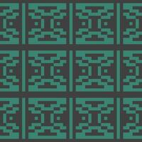 a green and black tile pattern vector