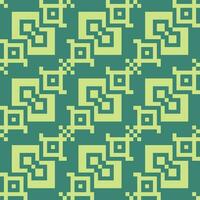 a green and yellow geometric pattern vector