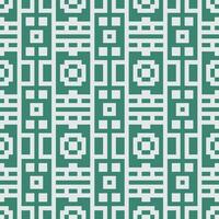 a green and white geometric pattern vector