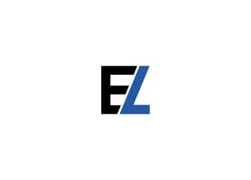 EL letter Logo Design with Creative Modern vector icon template