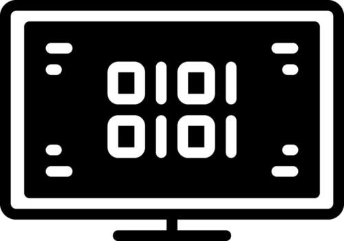 sólido icono para poco vector