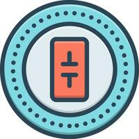 color icon for theta vector