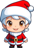 santa Papai Noel, Kris kringle, pai Natal, alegre velho homem, ai generativo png