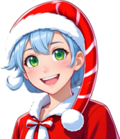 Papa Noel noel, kris kringle, padre Navidad, alegre antiguo hombre, ai generativo png