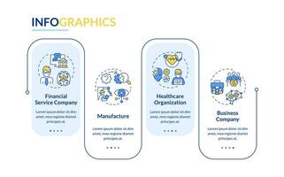 2D AI engineer vector infographics template with linear icons concept, data visualization with 4 steps, process timeline chart.