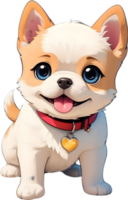 Dog, dog friend, dog cartoon dog illustration ai generative png