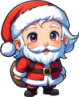 Santa Claus, Kris Kringle, Father Christmas, jolly old man, ai generative png