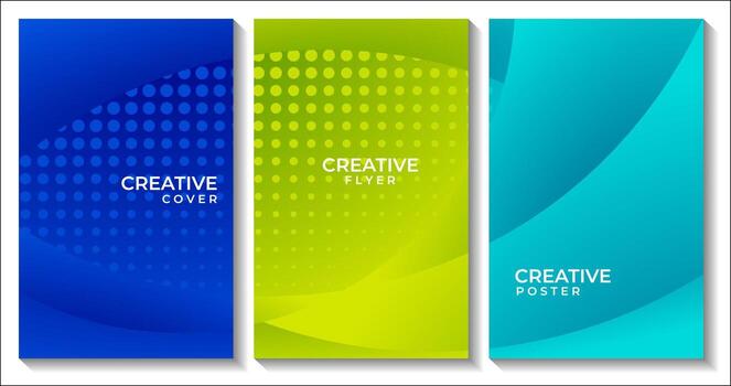 conjunto de vistoso volantes con dinámica forma vector