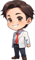 Adorable cartoon boy, sweet kid character, cute child avatar ai generative png