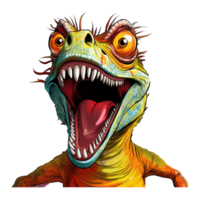 fofa iguana . ai gerado png