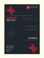 Annual Report Templet vector
