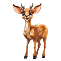 cute deer . AI Generated png