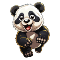 fofa panda . ai gerado png