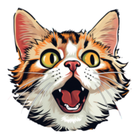 mignonne chat . ai généré png