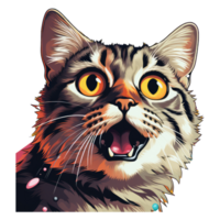 cute cat . AI Generated png