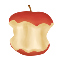 ilustración de fruta de manzana png