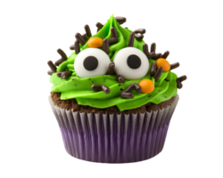 Halloween Cupcake isoliert auf transparent Hintergrund png