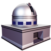 3d Renderização observatório png