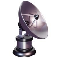 3d le rendu radar Satellite objet png