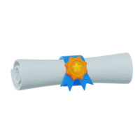 certificado rodar 3d icono png