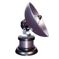 3d le rendu radar Satellite objet png