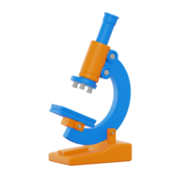 icône 3d de microscope png