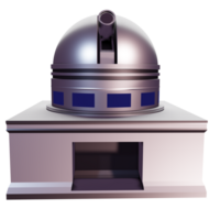 3d Renderização observatório png