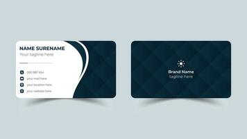 Modern elegant creative business card design vector template