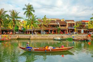 hoi un, Vietnam, 9 9 mayo 2019, el antiguo ciudad es un popular turista destino. foto