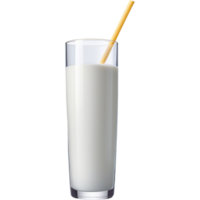 bicchiere di latte. ai generativo png