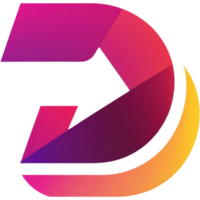 Colorful Modern logo. AI Generative png