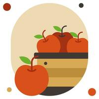 Harvest icon illustration, for uiux, web, app, infographic, etc vector