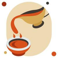 Gravy Boat icon illustration, for uiux, web, app, infographic, etc vector