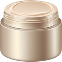 Close up cream container. AI Generative png