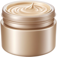 Close up cream container. AI Generative png