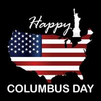 Happy columbus day t shirt design, Happy columbus day usa america design vector