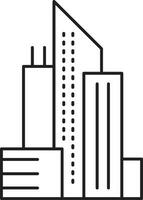 business building icon. Building vector icon