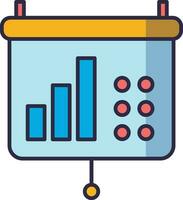 Data analytics icon. Database icon design vector